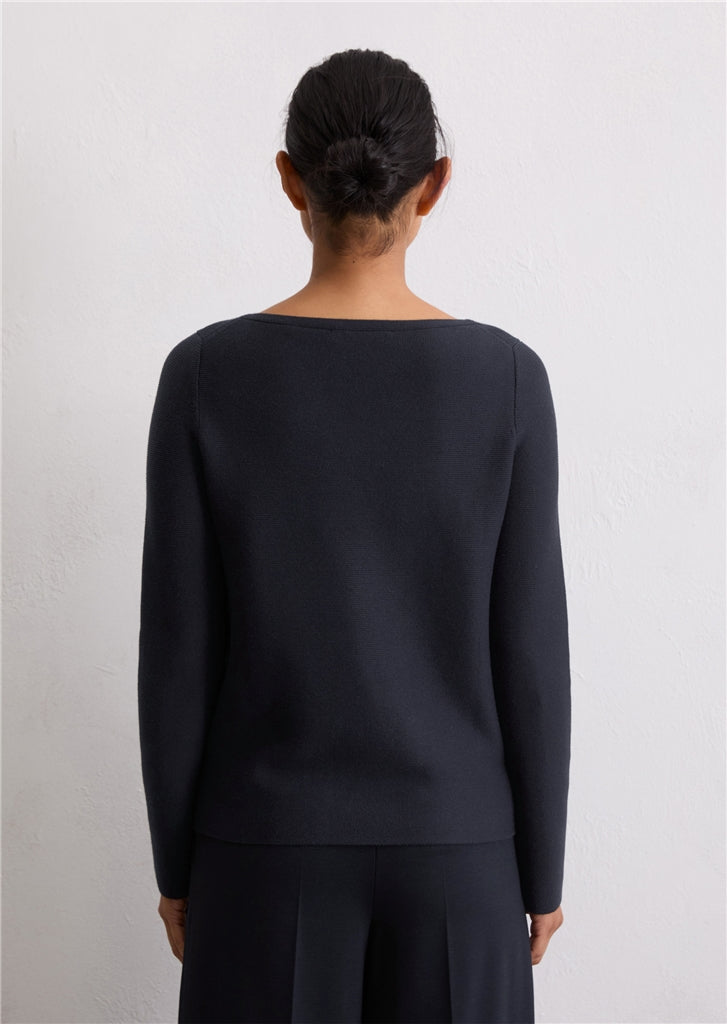 Marc O'Polo Sweater slim made from organic cotton