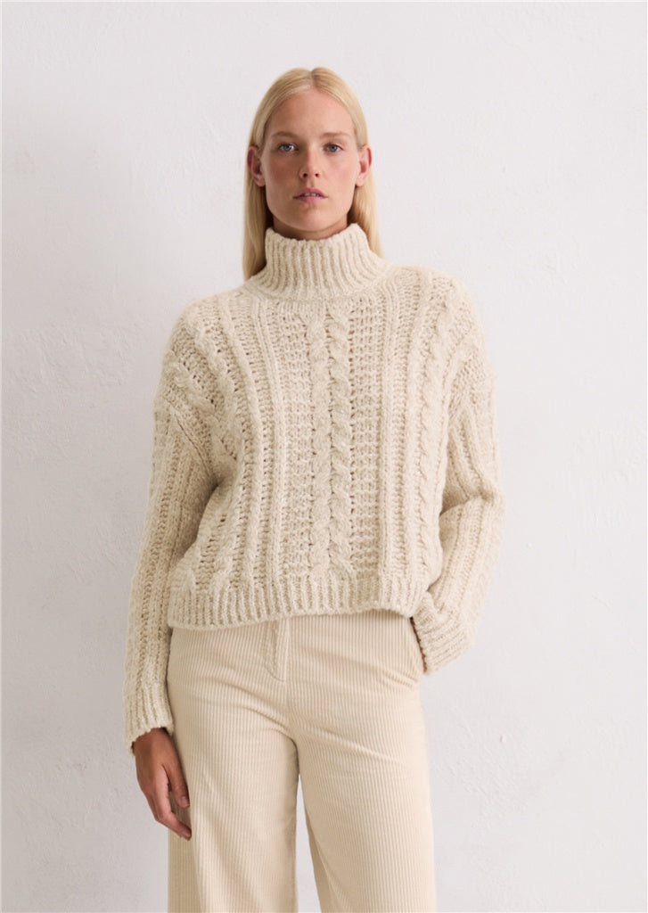 Marc O'Polo Cable knit oversized sweater