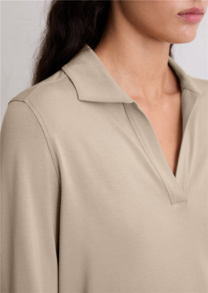 Marc O'Polo Regular polo-style jersey blouse