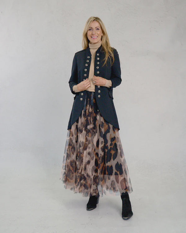 Deck Leopard Skirt