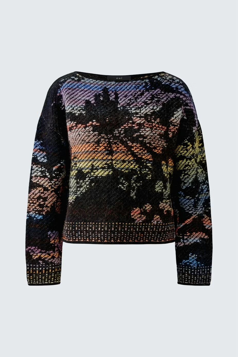 Oui pullover - lilac yellow