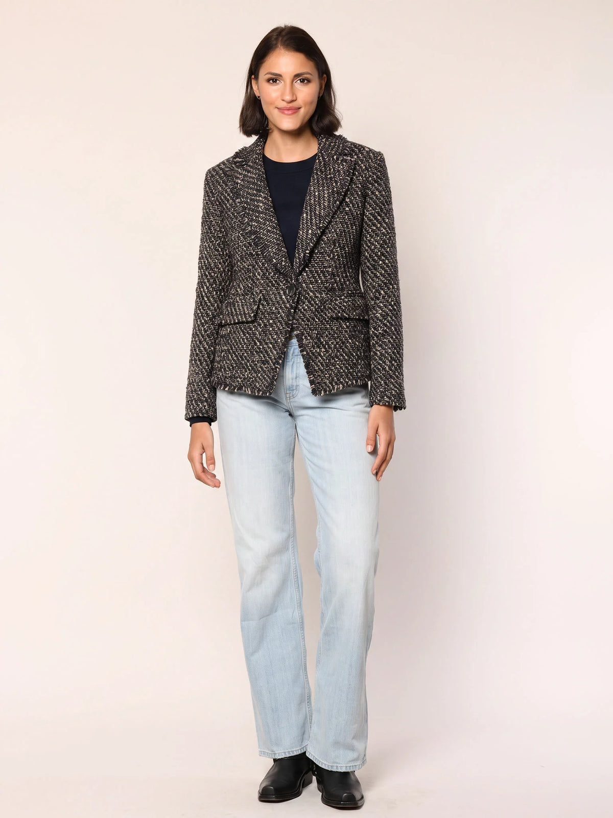 White Label Boucle Blazer