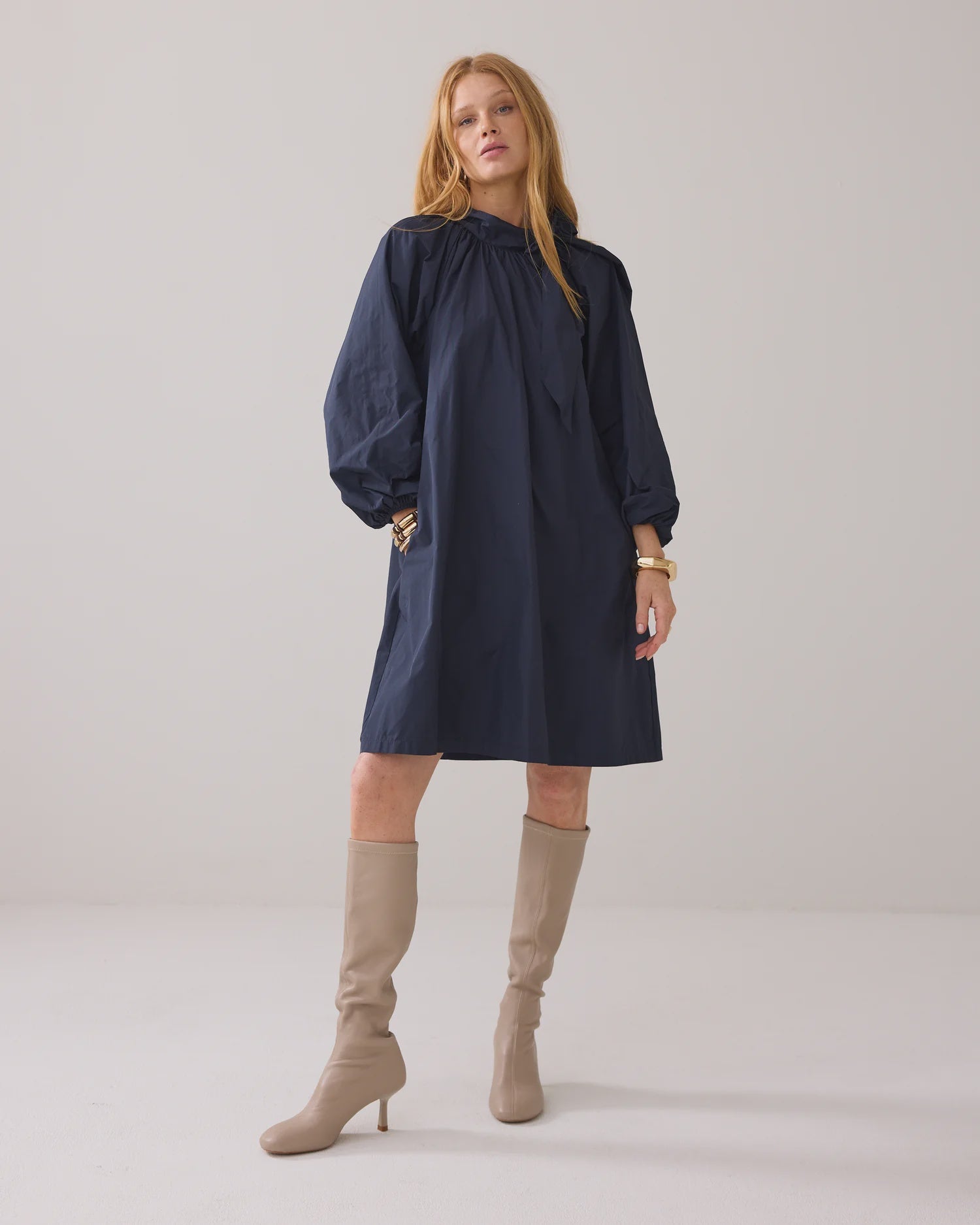 Summum A-line taffeta dress