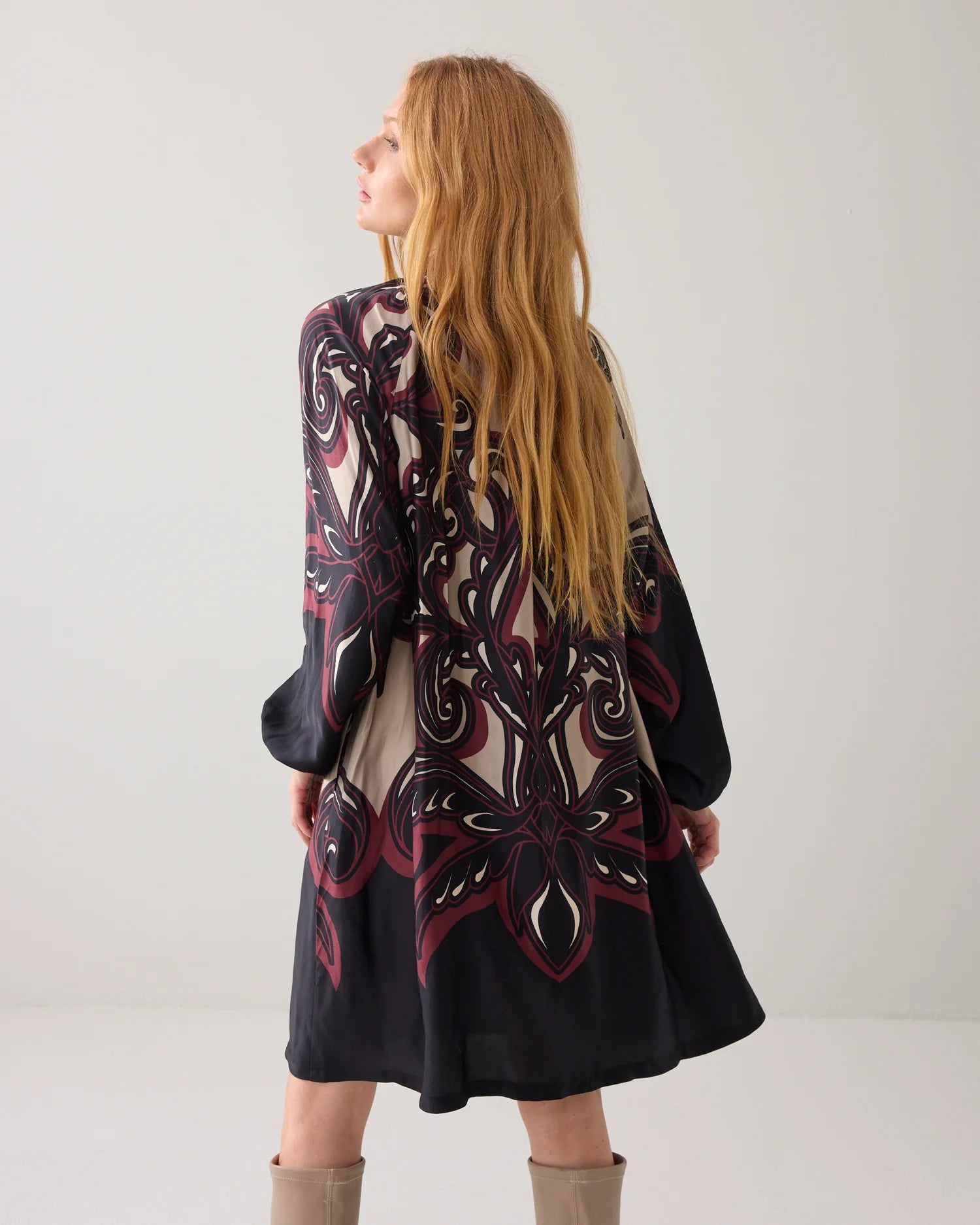 Summum Satin A-line dress