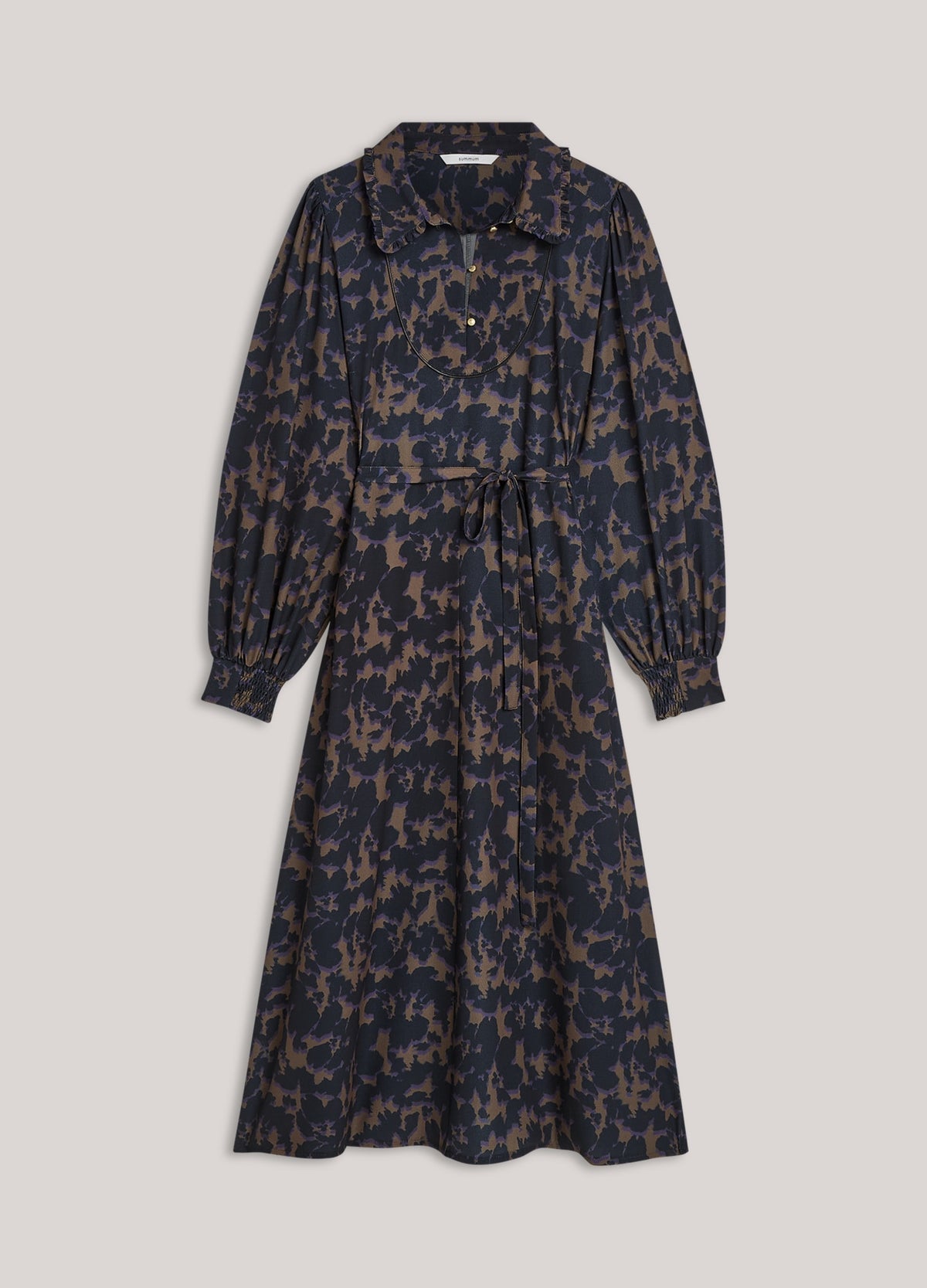 Summum Camouflage-print dress