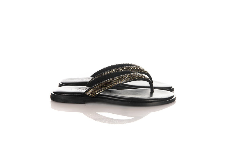 CARYATIS Black Sandals