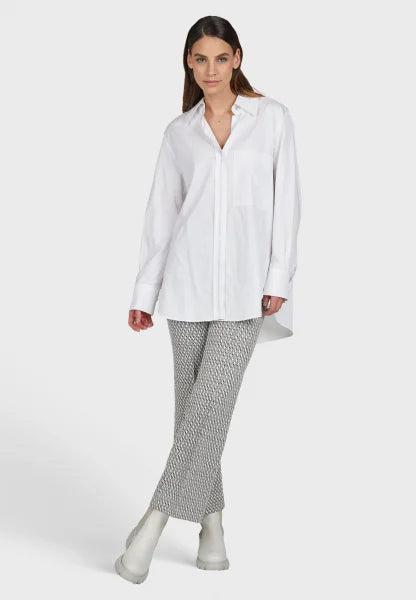 Marc Aurel Oversize shirt made of cotton satin