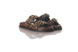 CARYATIS Leopard Print Slides