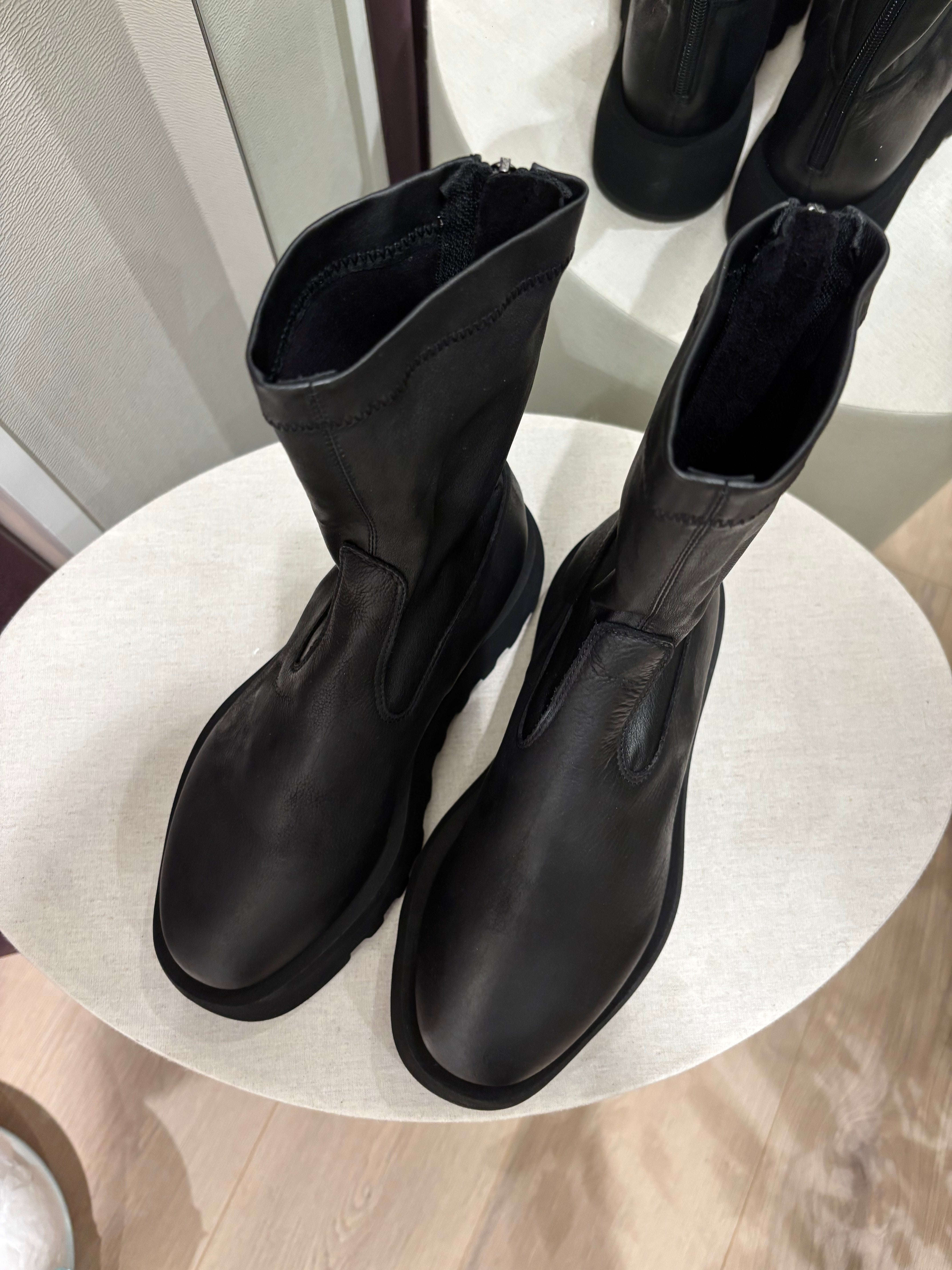 Lofina Nappa Stretch Gas nero 10721