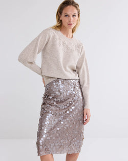 SUMMUM Big Sequin Skirt