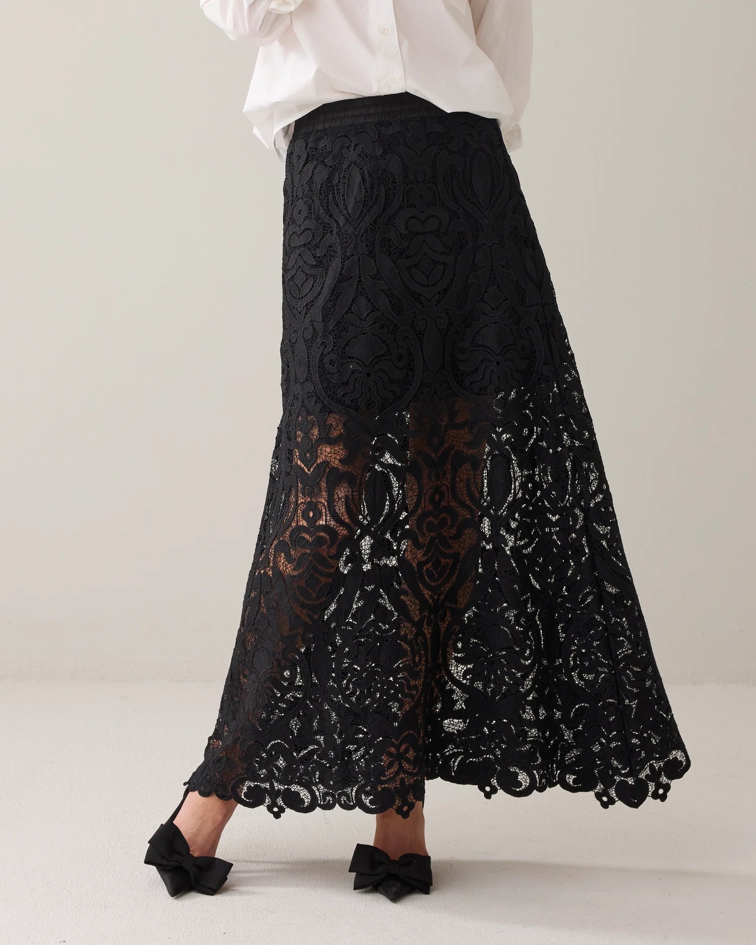 Summum Lace A-line skirt