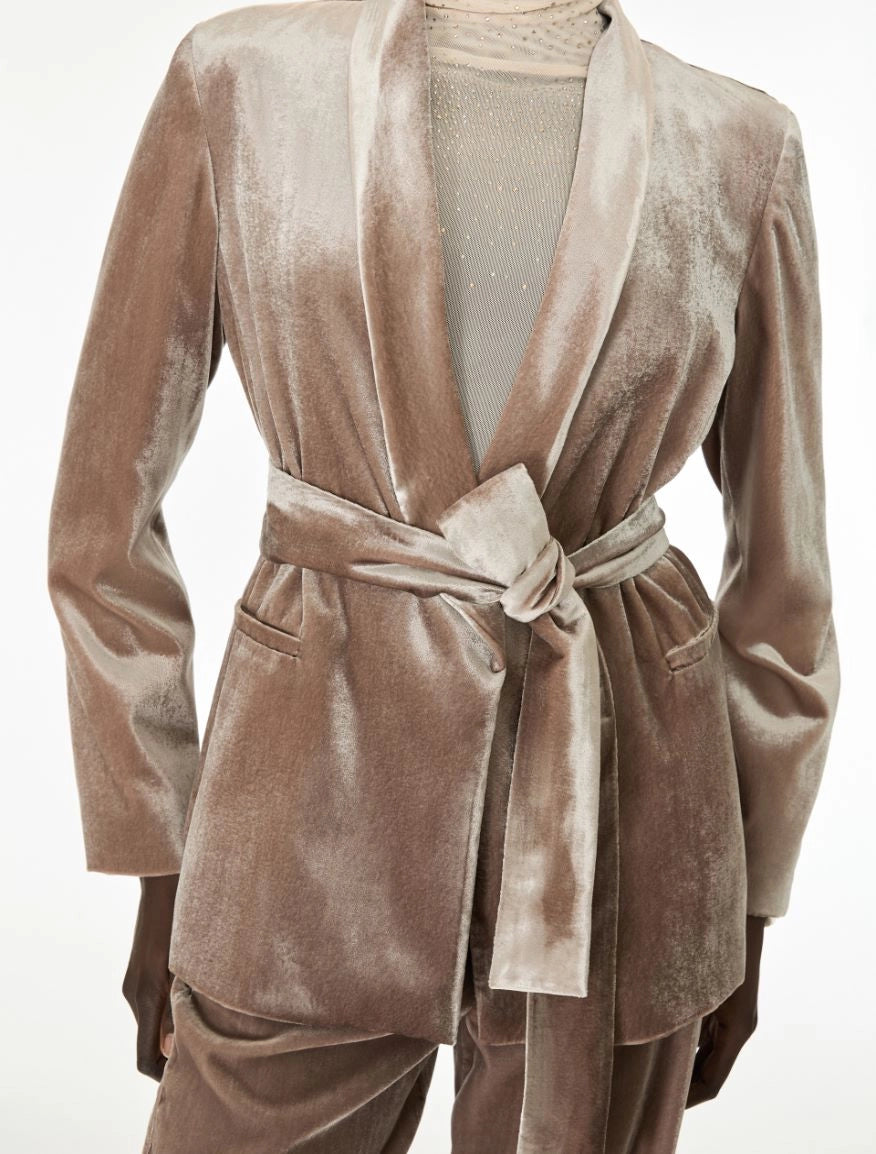 i blues BELTED BLAZER