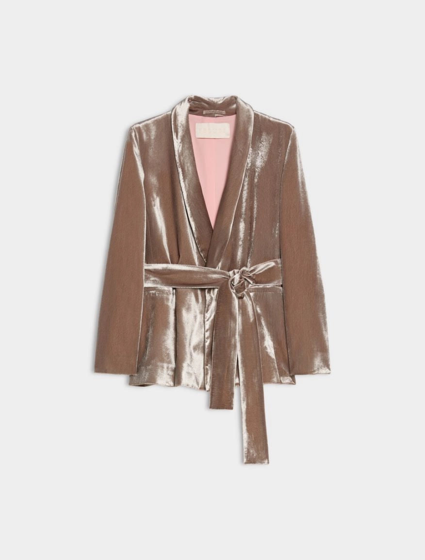 i blues BELTED BLAZER