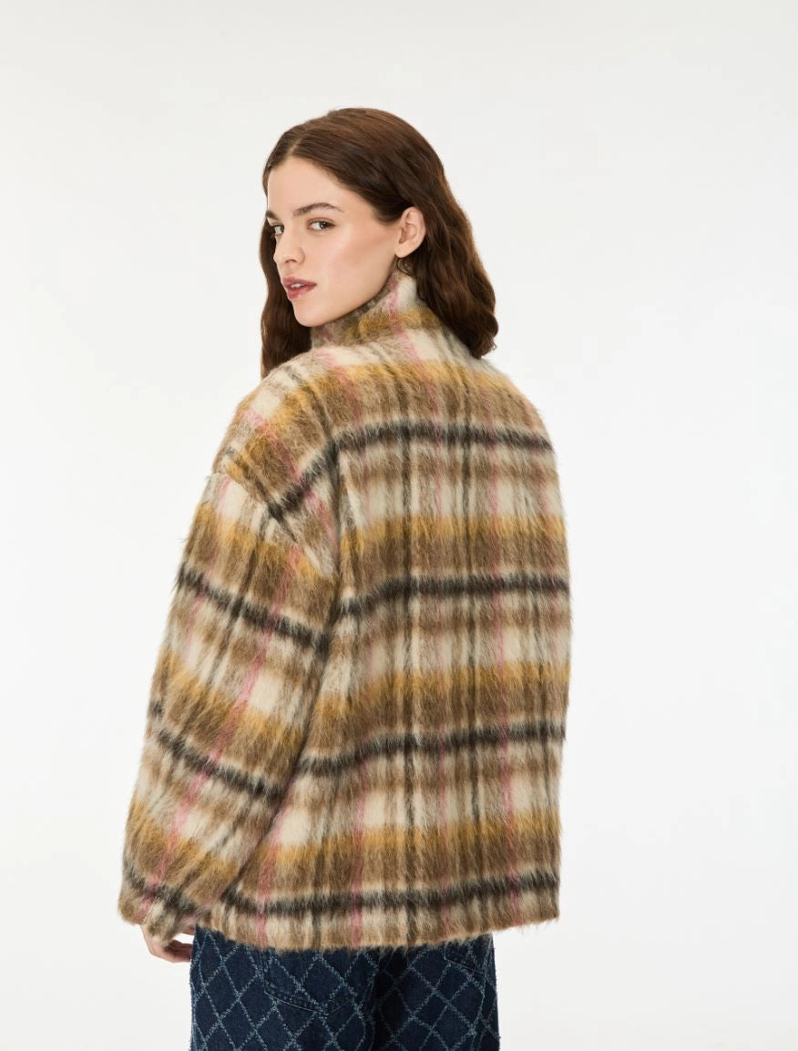 i BLUES ALPACA-BLEND JACKET