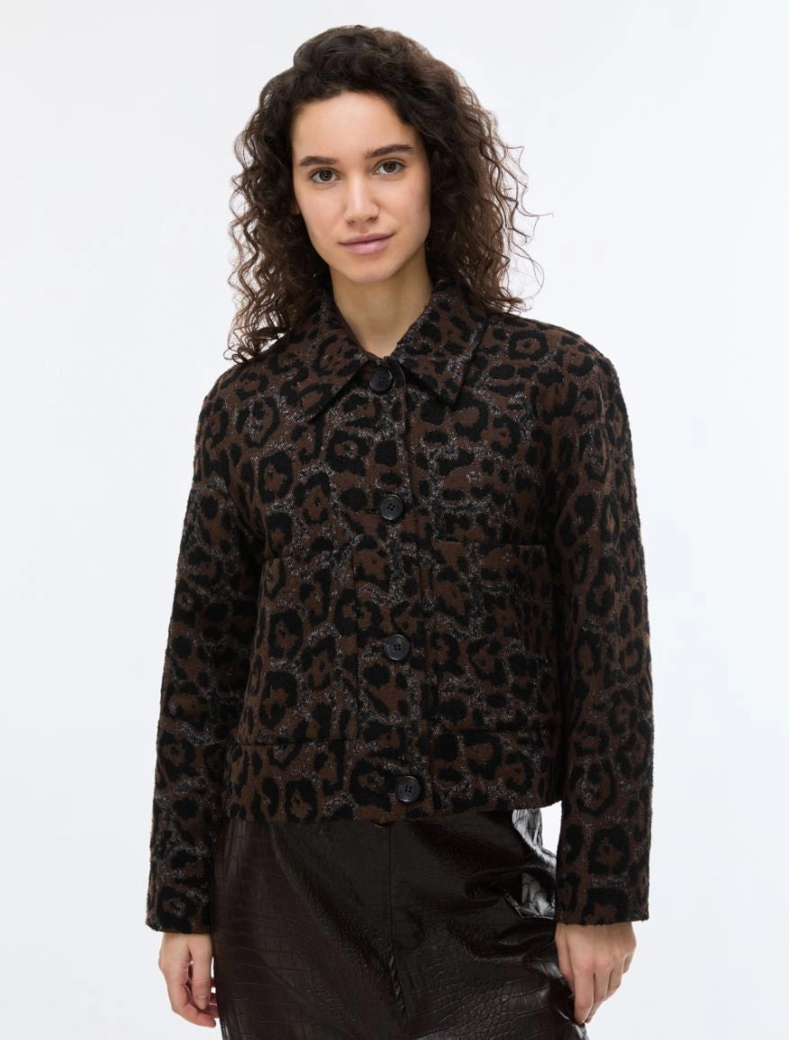 i BLUES ANIMAL-PRINT JACKET