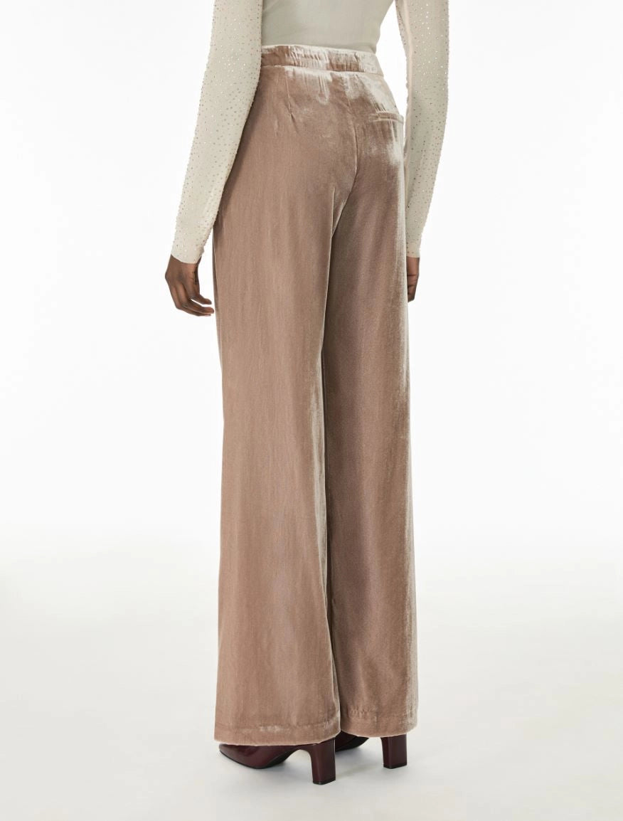 I BLUES FIGURE-SKIMMING TROUSERS