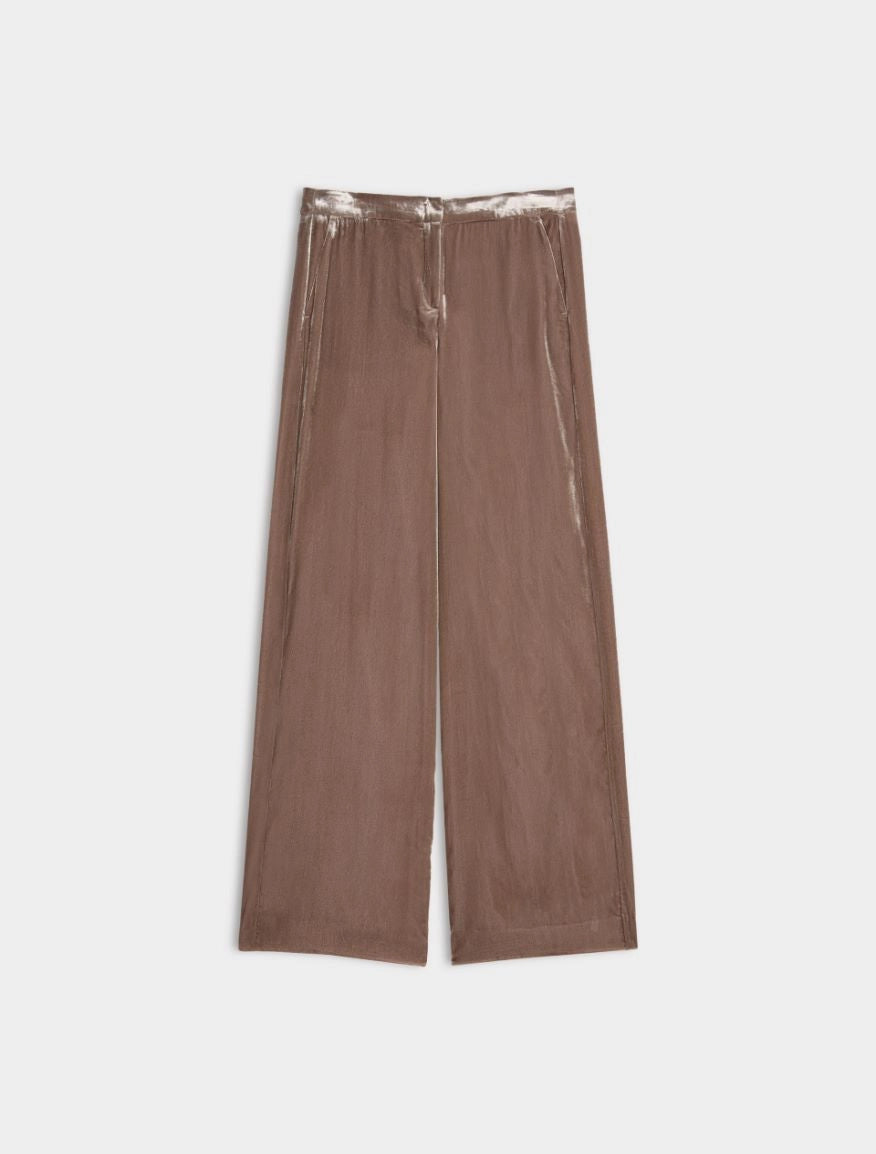 I BLUES FIGURE-SKIMMING TROUSERS