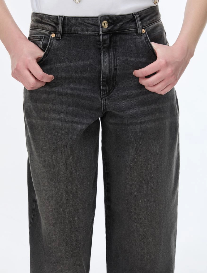 i BLUES BARREL-LEG JEANS