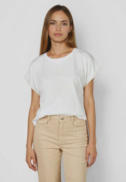 Marc Aurel Shirt with pearl details