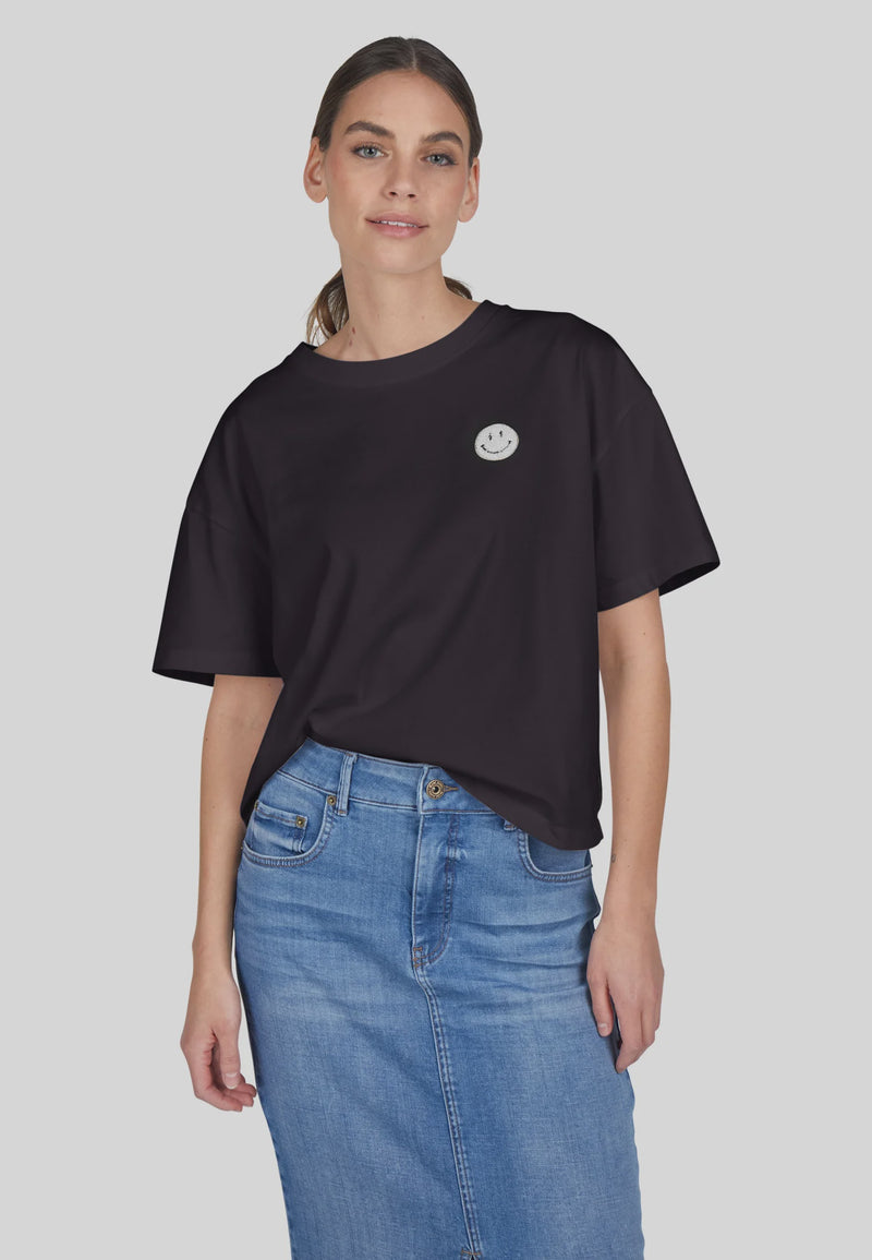 Marc Aurel T-Shirt with smiley application