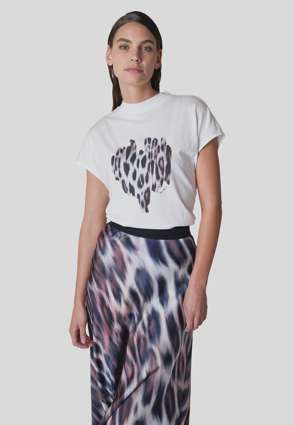 Marc Aurel T-shirt with Leo heart print