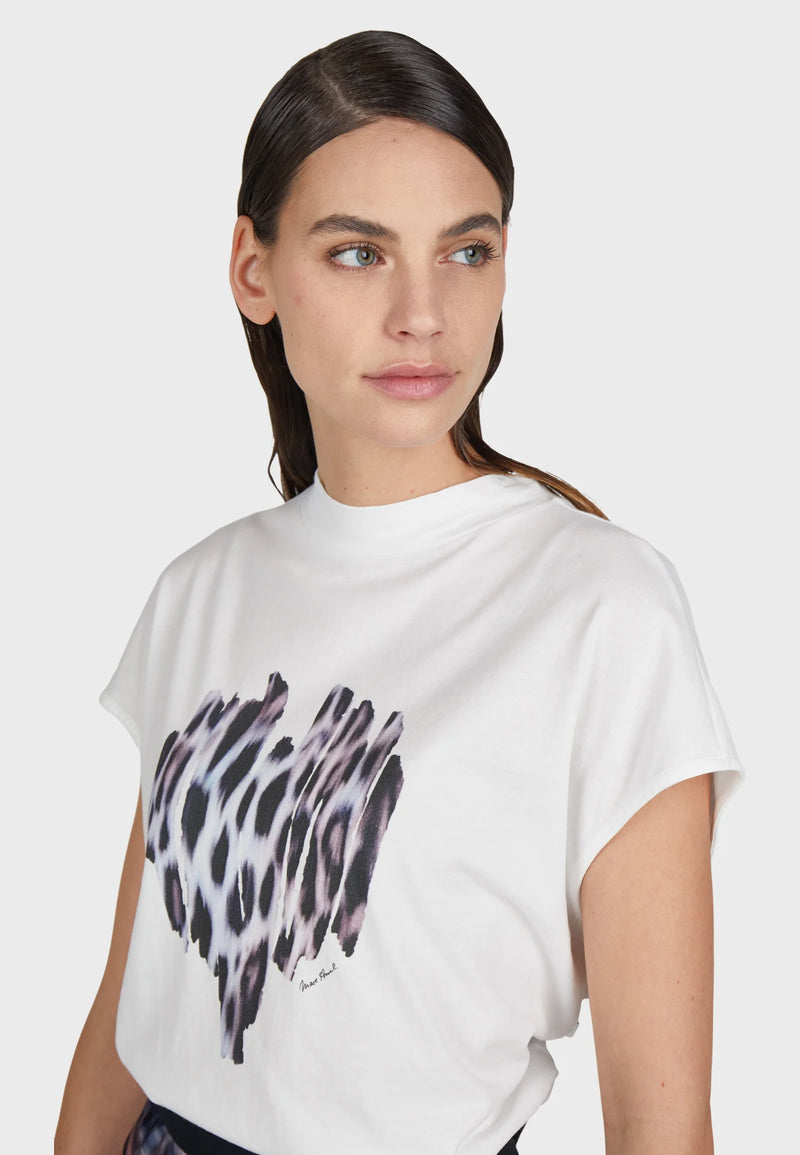 Marc Aurel T-shirt with Leo heart print