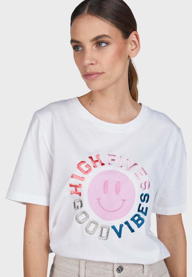 Marc Aurel T-shirt HIGH FIVE embroidery