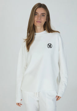 Marc Aurel Sweatshirt with embroidered logo