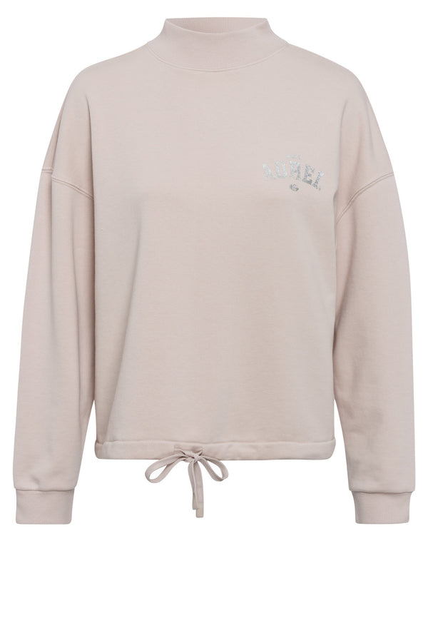 MARC AUREL Sweatshirt with Drawstring & Ribbon