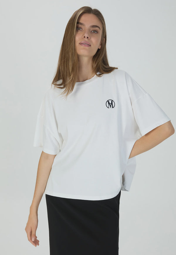 Marc Aurel Oversized shirt with embroidered logo