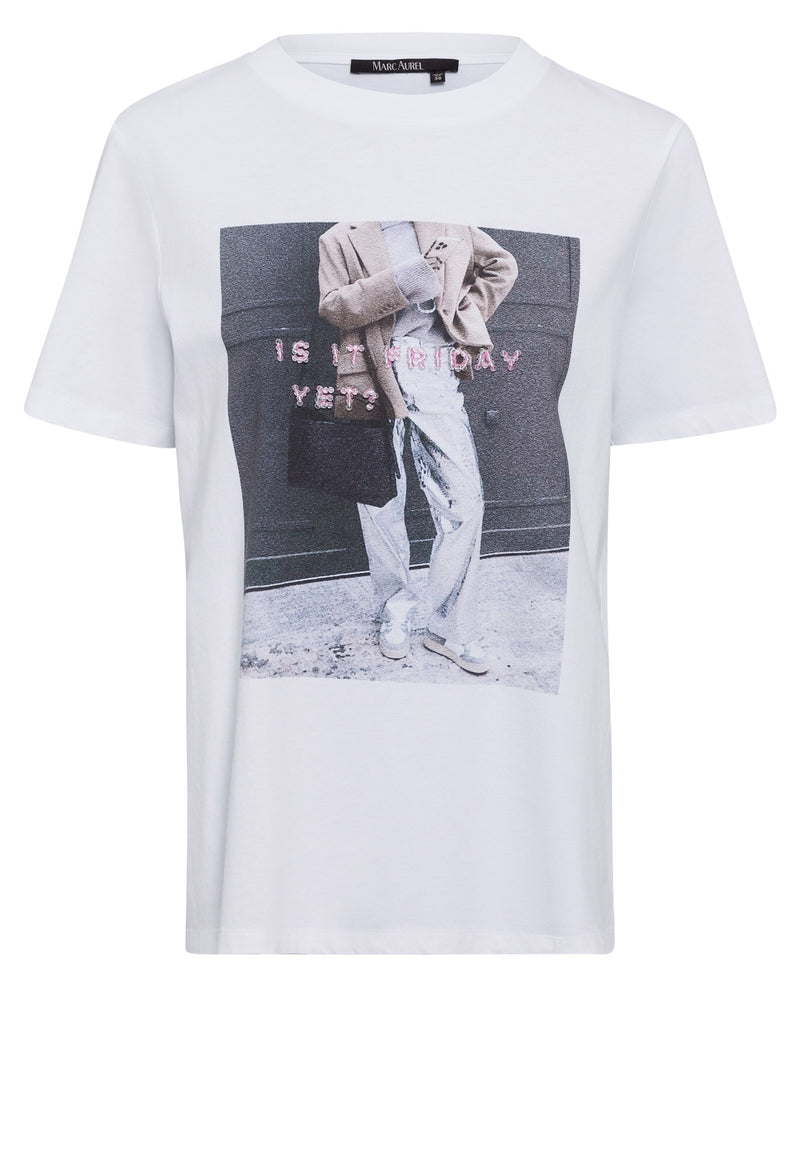 MARC AUREL T-shirt with photo print