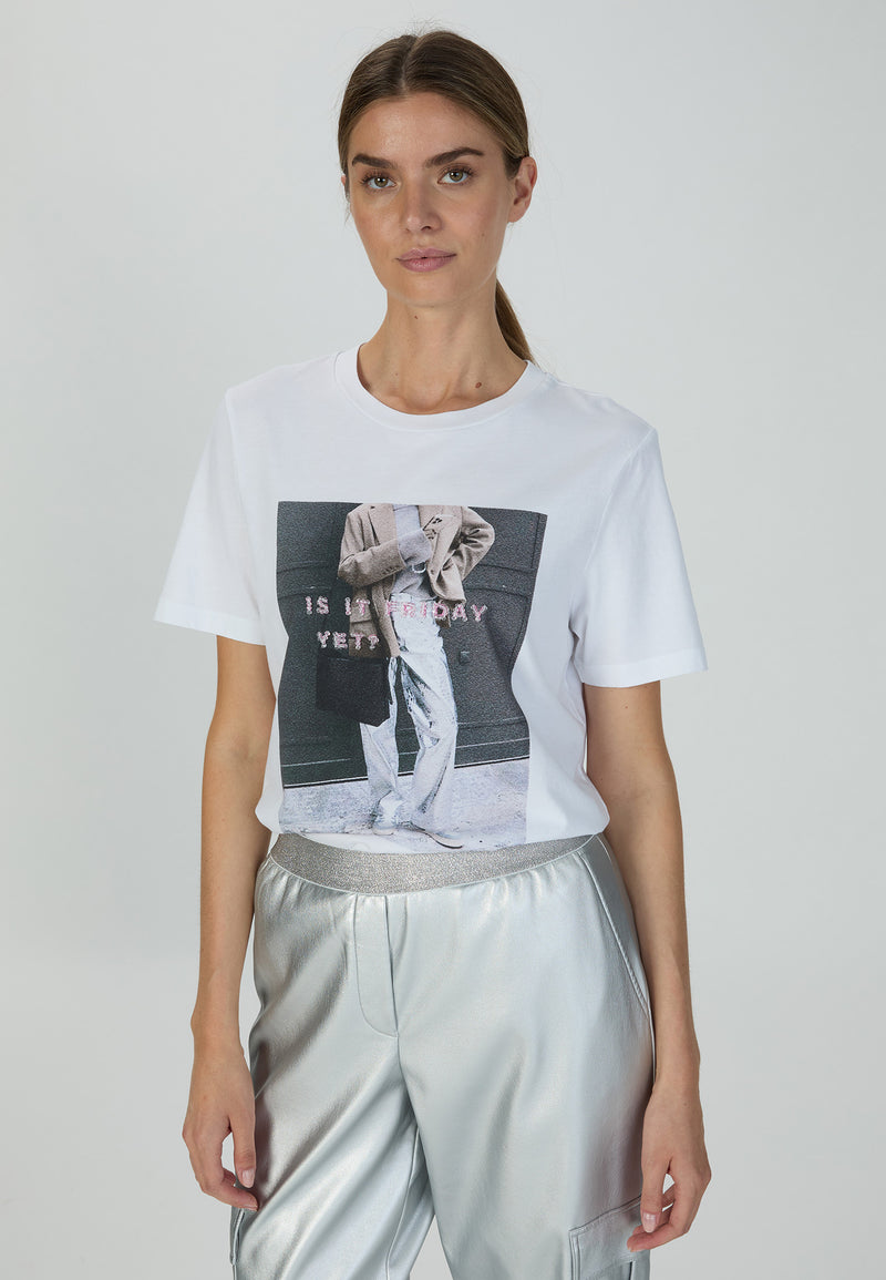 MARC AUREL T-shirt with photo print