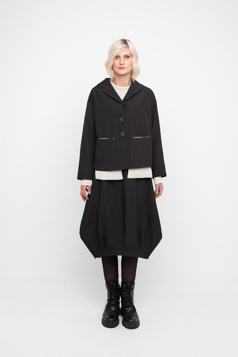 OZAI N KU Ηigh-waisted midi skirt