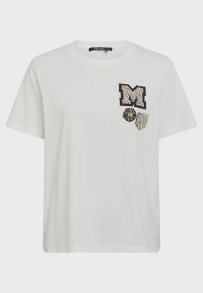 Marc Aurel T-shirt with appliqués
