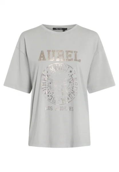 Marc Aurel T-shirt with foil print