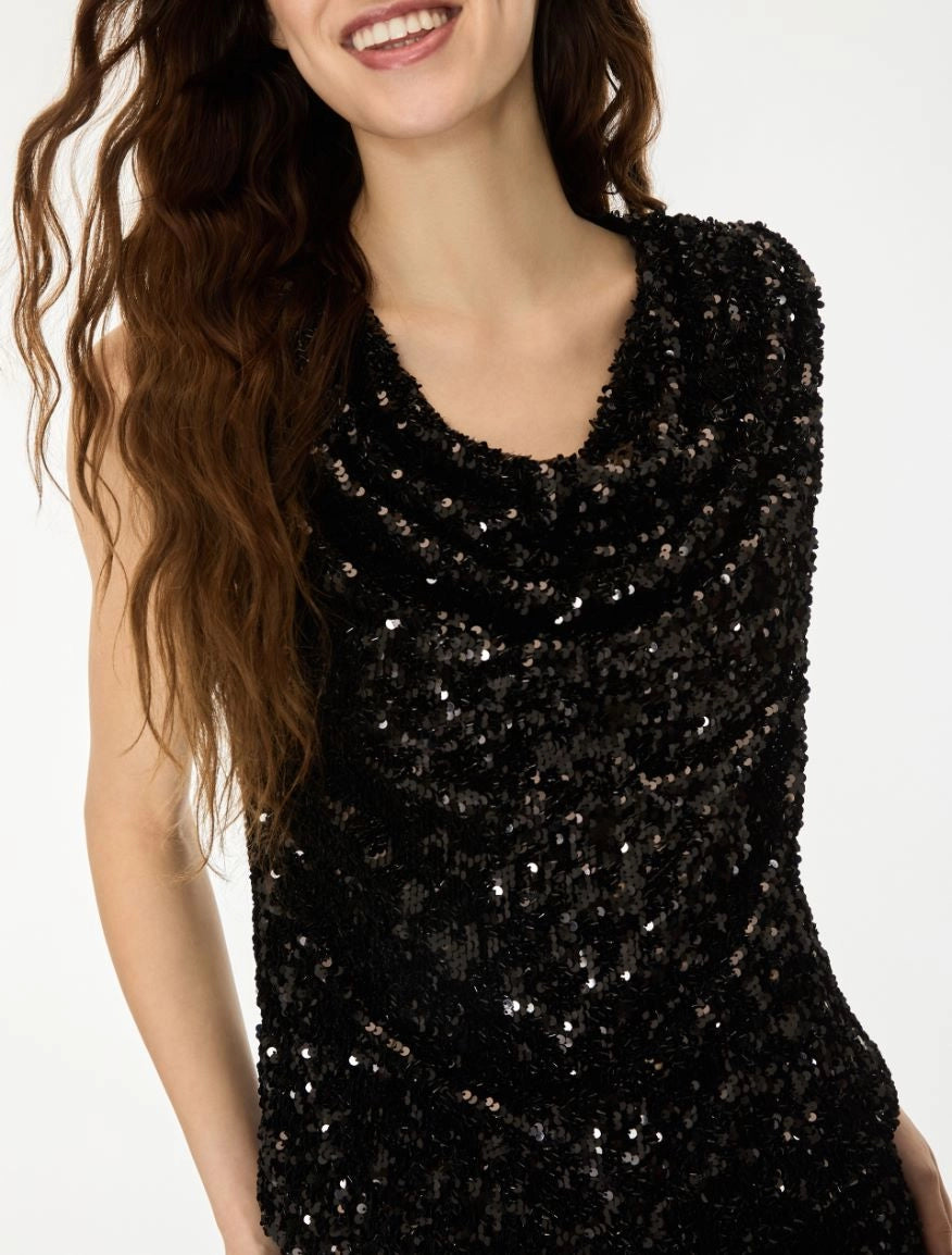 i blues DRAPED TOP