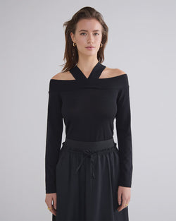 Summum Off-the-shoulder top