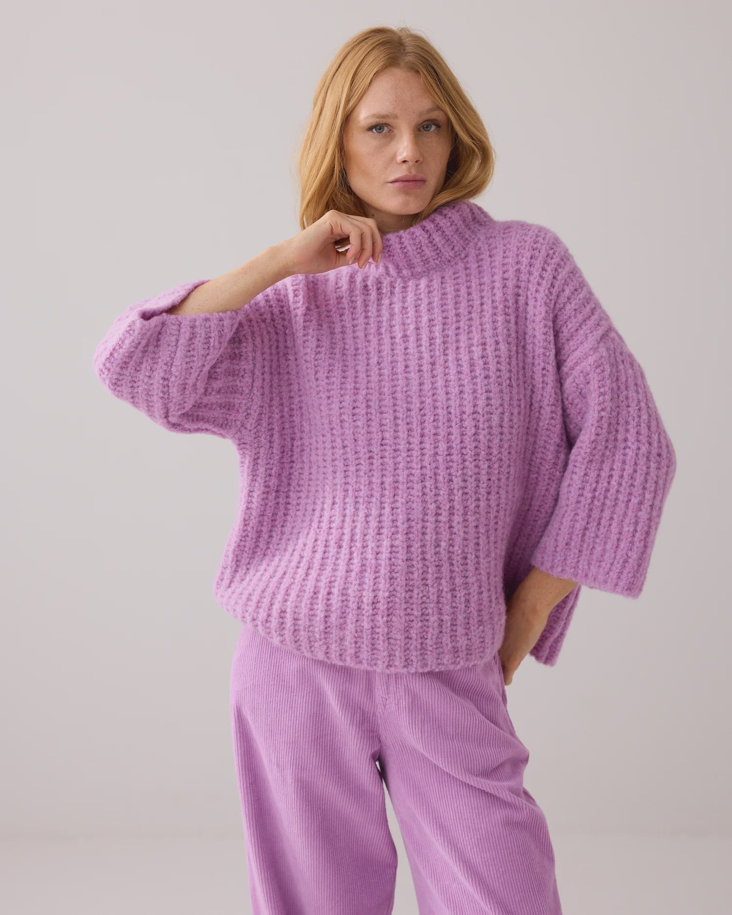 Summum Oversized jumper in Italian yarn