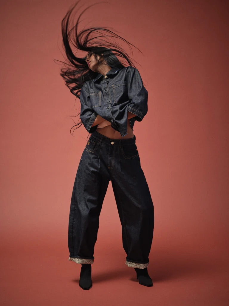 HEYANNO Flor Rinse Jeans