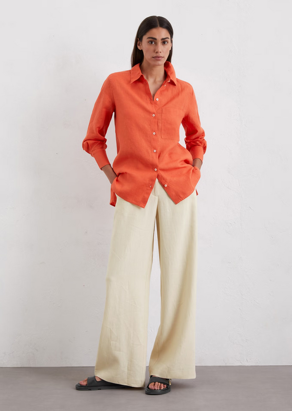 Marc O'Polo Linen blouse regular made of light quality
