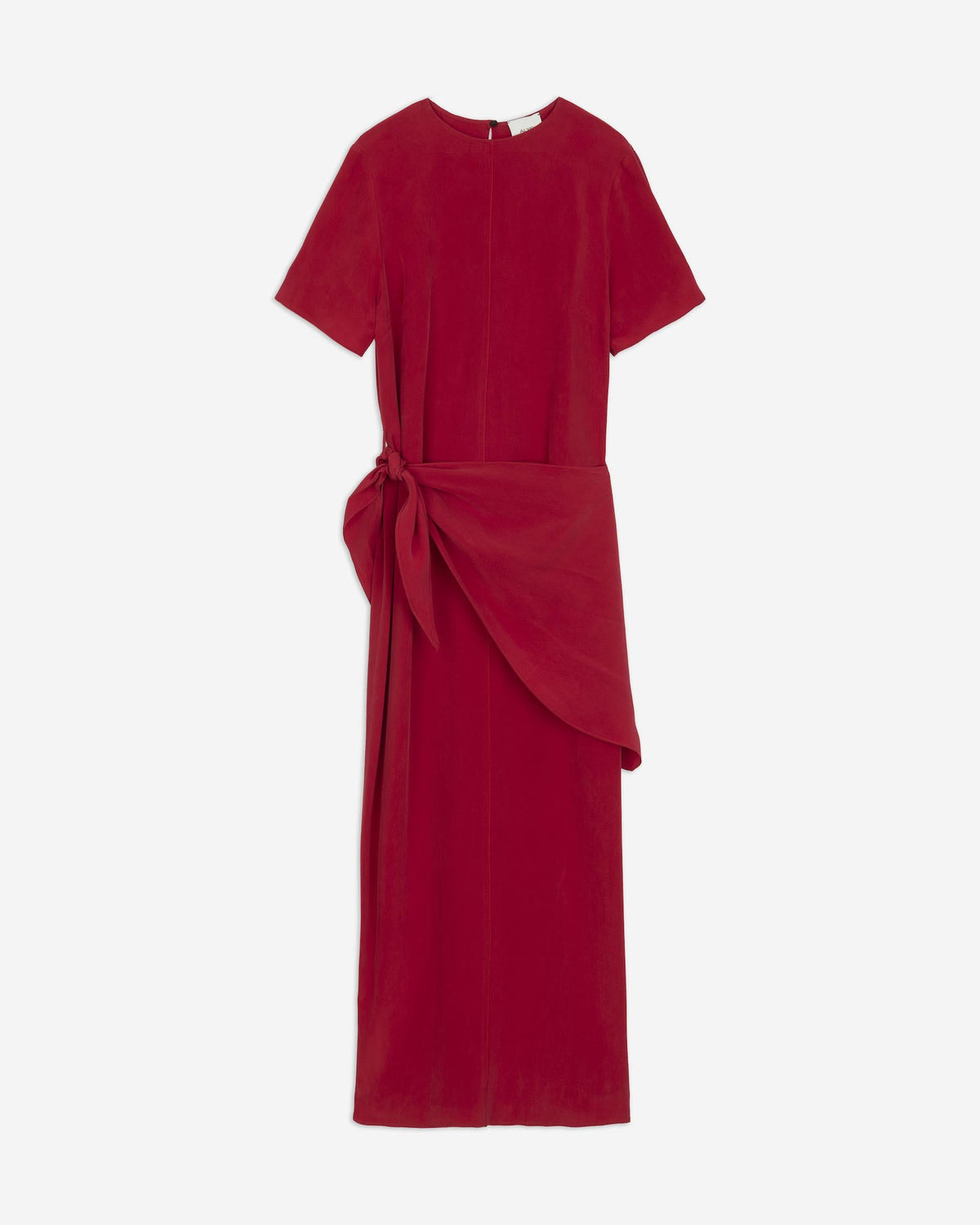 ALYSI CRÊPE DE CHINE DRESS WITH SCARF