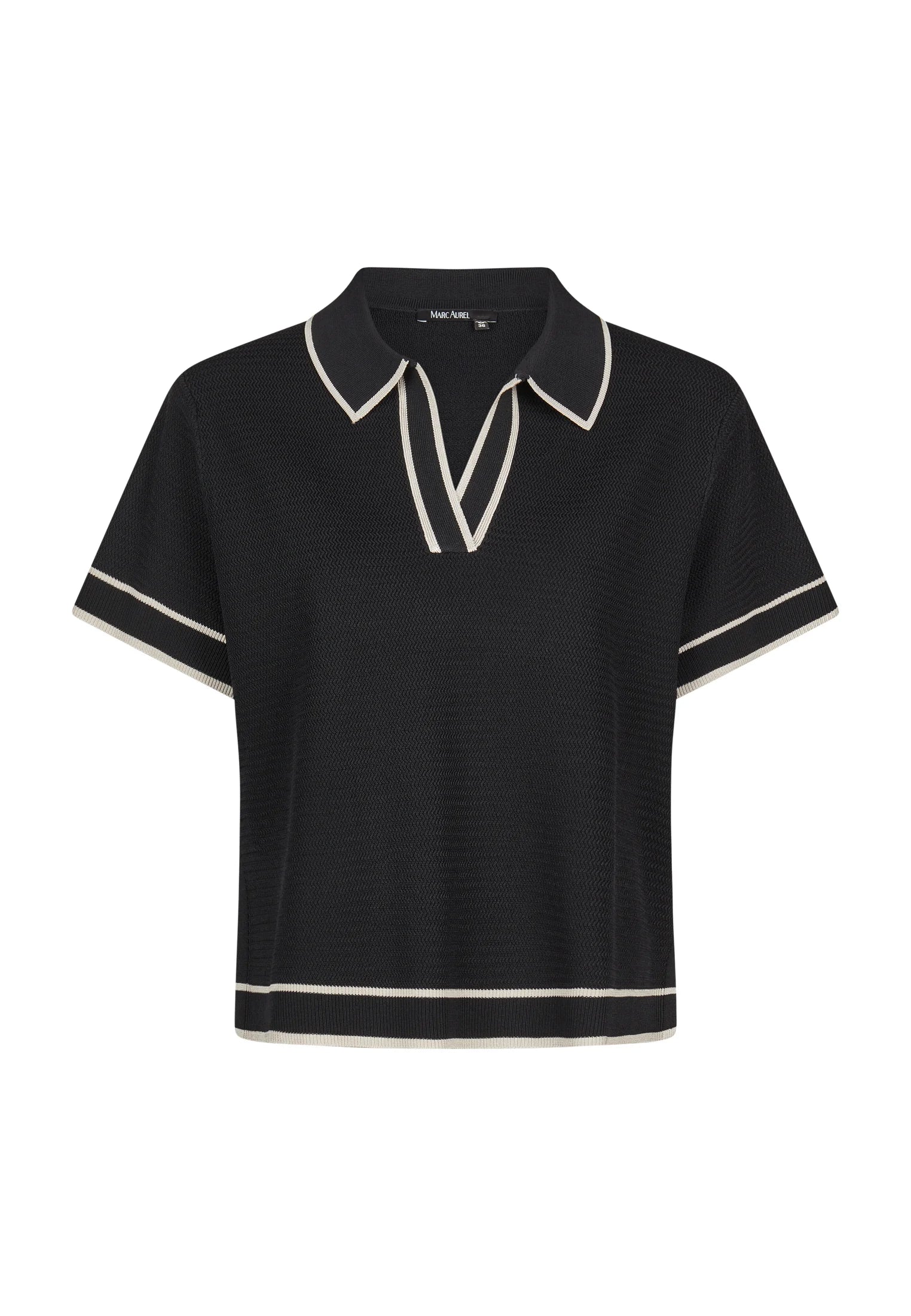 Marc Aurel Sweater with contrasting edges