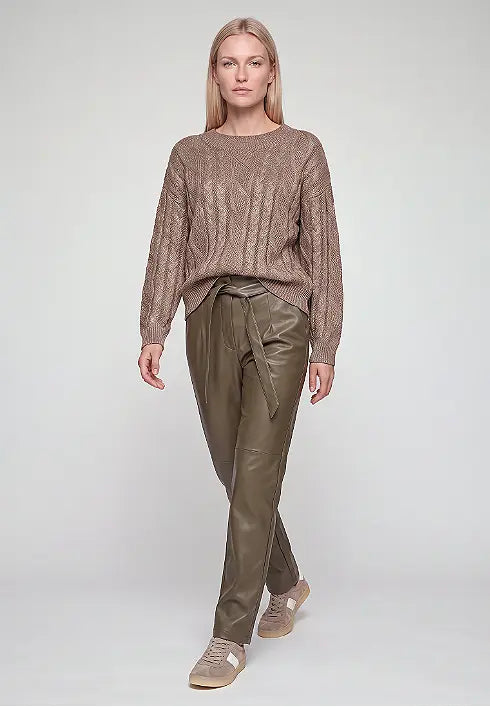 Marc Aurel Cable-knit sweater