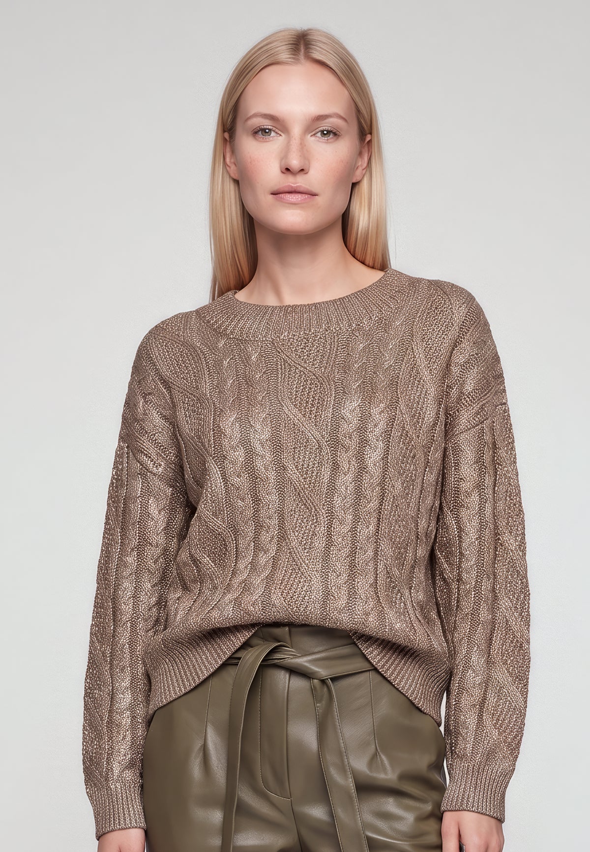 Marc Aurel Cable-knit sweater
