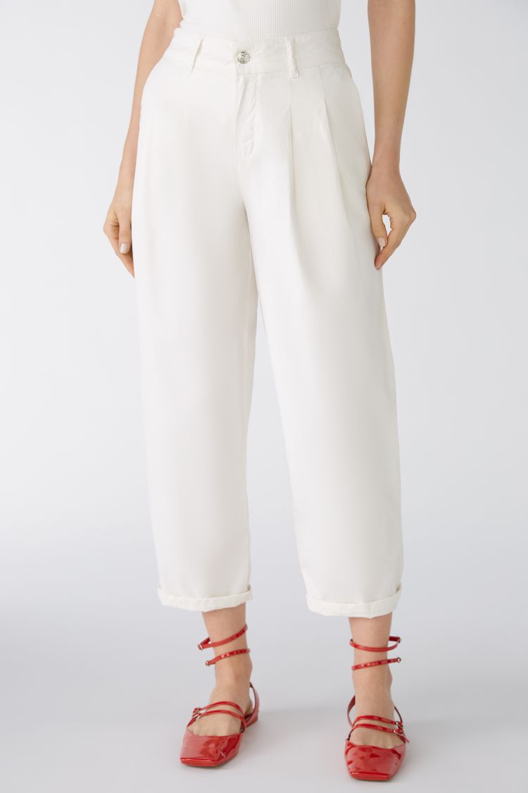 OUI TROUSERS THE RELAXED MID WAIST