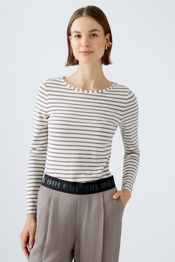 OUI Stripe longsleeve top