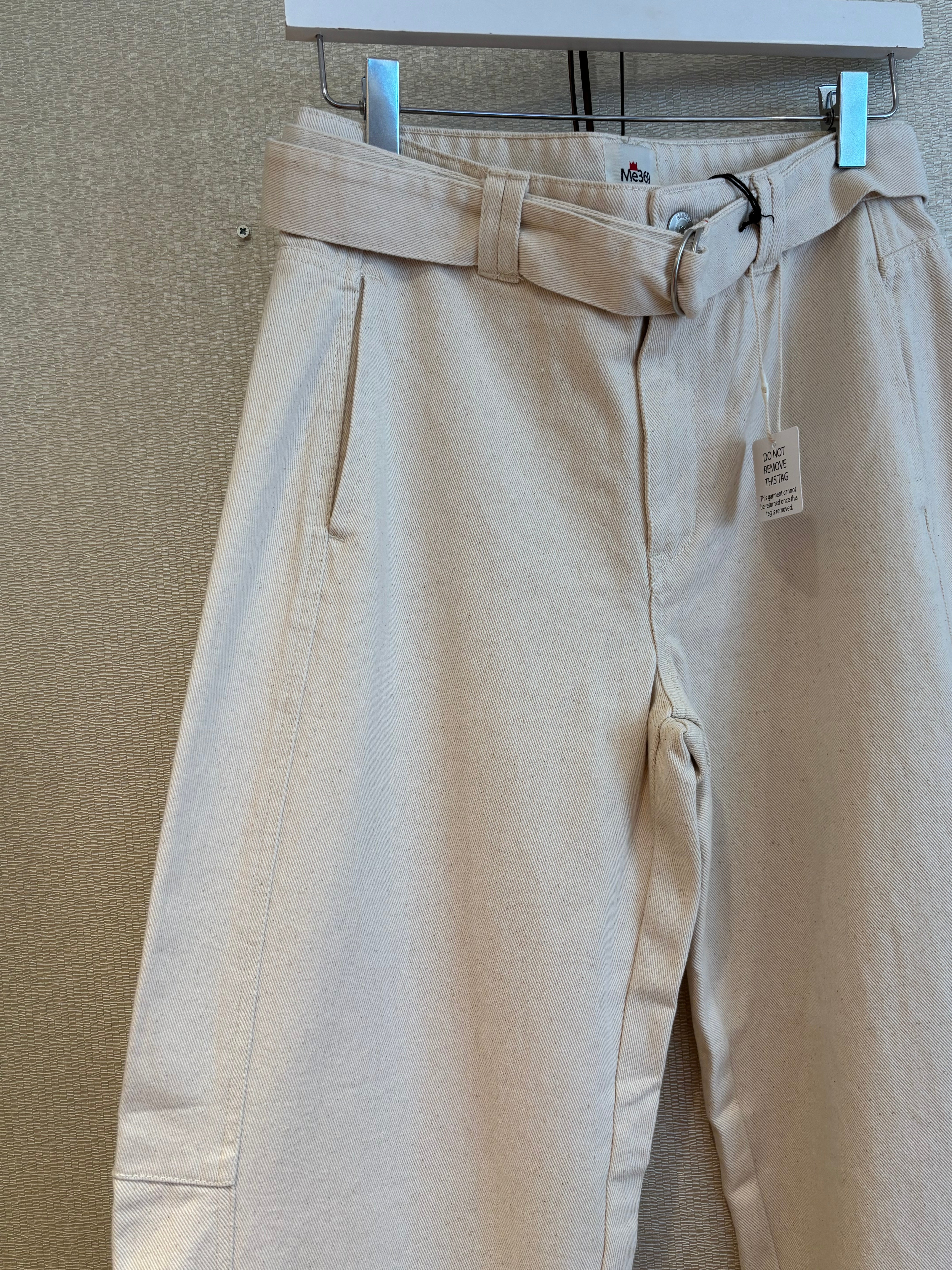 ME369 Cosmic Blue Belted Pants