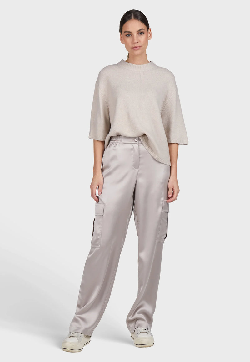 Marc Aurel Cropped sweater with shortened sleeves