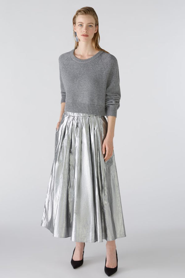 OUI Maxi skirt cotton taffeta