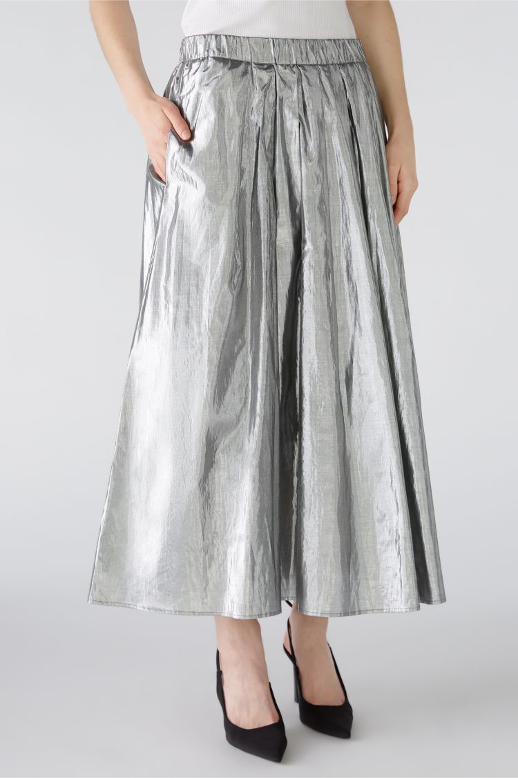 OUI Maxi skirt cotton taffeta